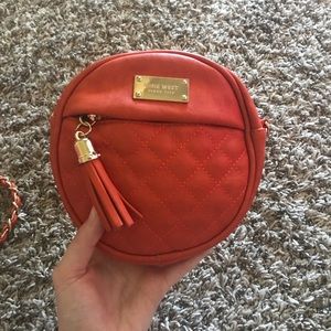 Burnt orange small Nine West cocktail purse